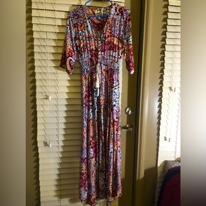 Boho flowy dress XS